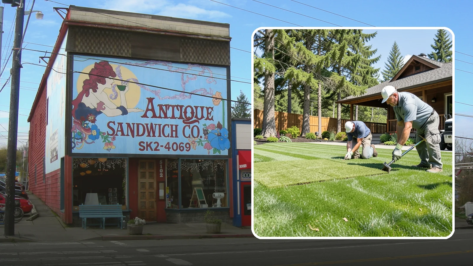 Sod Repair in Ruston, Pierce County, WA - Cut-in sod patches that replace damaged sections of lawn for an instant, seamless fix.