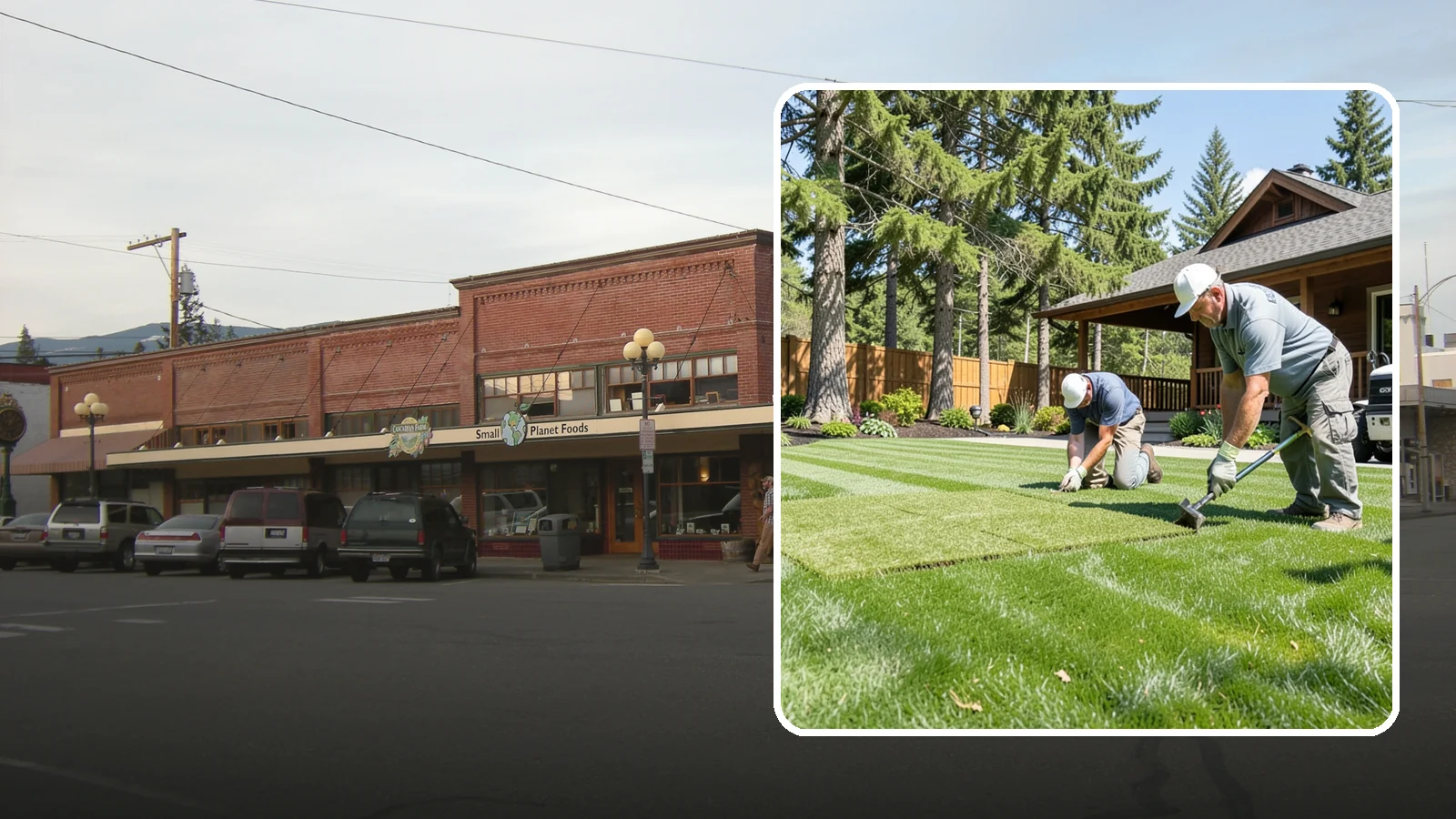 Sod Repair in Sedro-Woolley, Skagit County, WA - Cut-in sod patches that replace damaged sections of lawn for an instant, seamless fix.