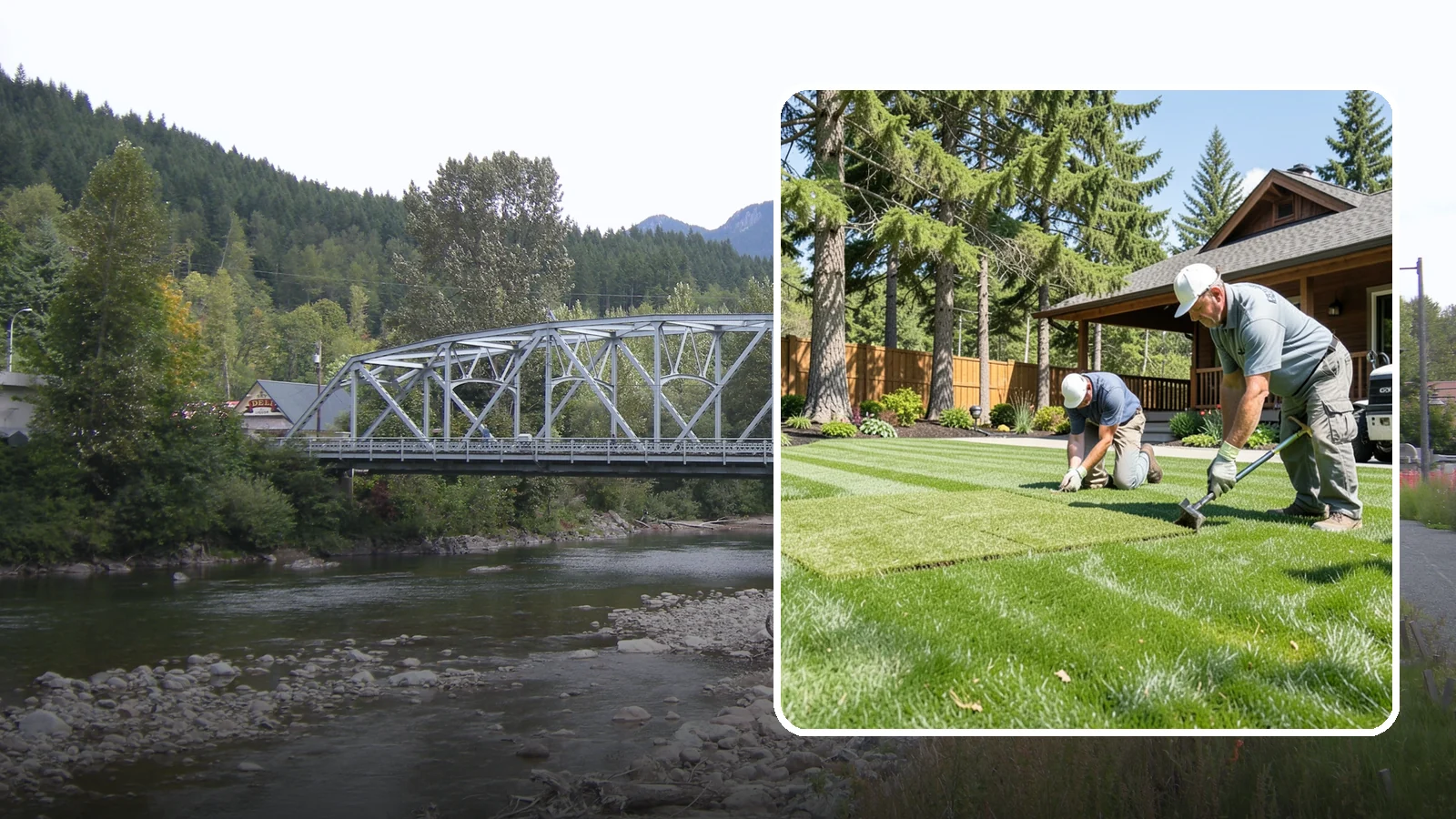 Sod Repair in Skykomish, King County, WA - Cut-in sod patches that replace damaged sections of lawn for an instant, seamless fix.