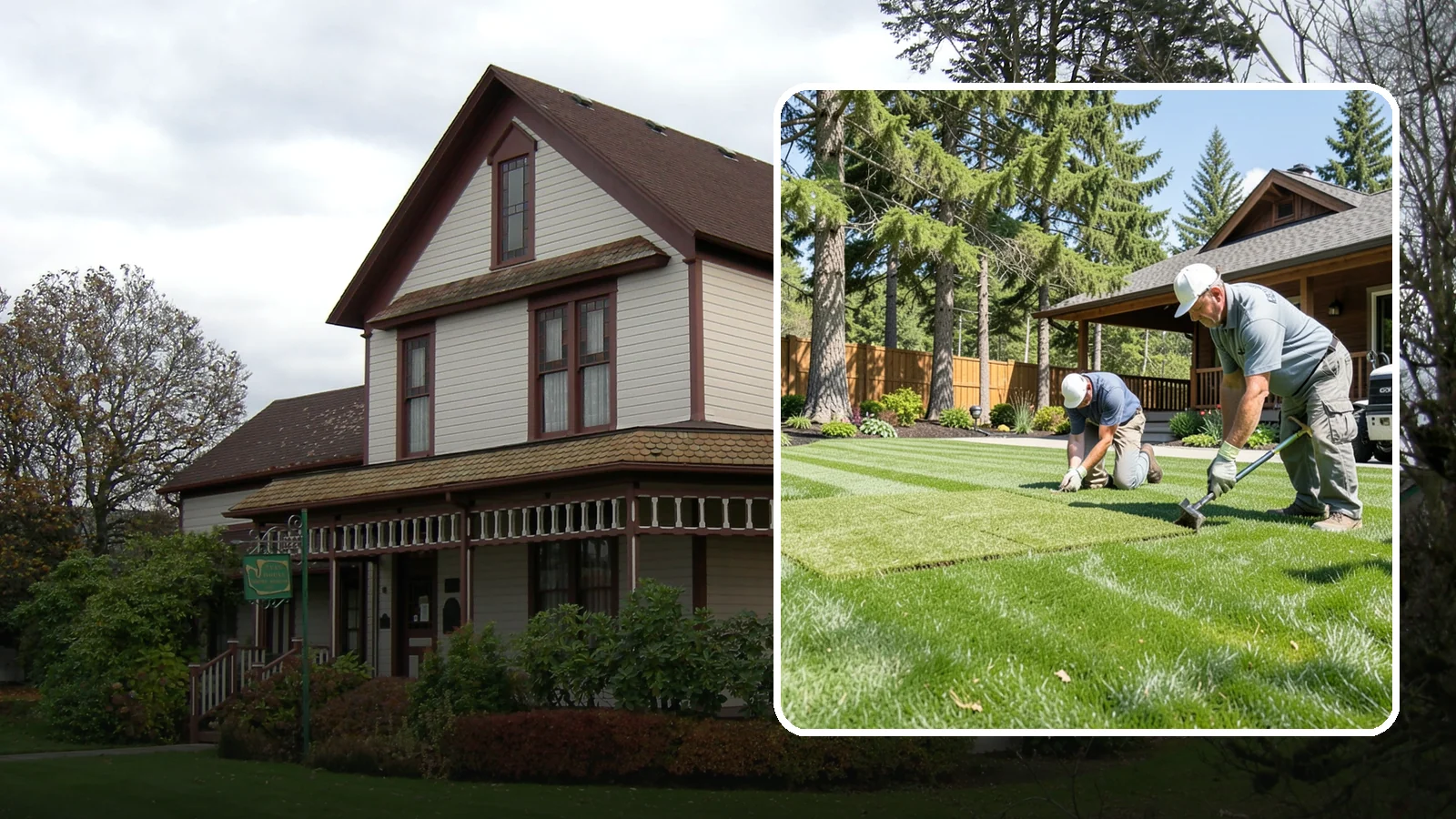 Sod Repair in Sumner, Pierce County, WA - Cut-in sod patches that replace damaged sections of lawn for an instant, seamless fix.