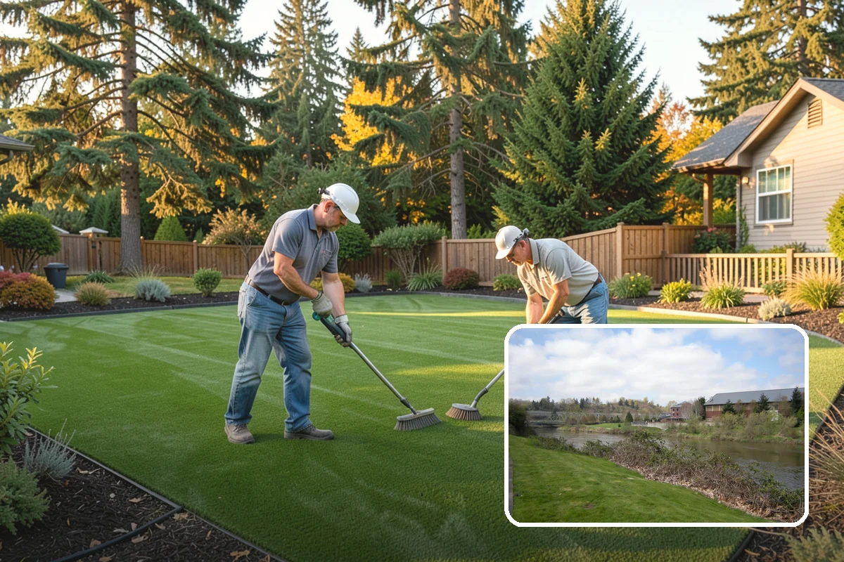 Sod Repair in Tukwila, King County, WA - Instant, usable repair with fresh sod