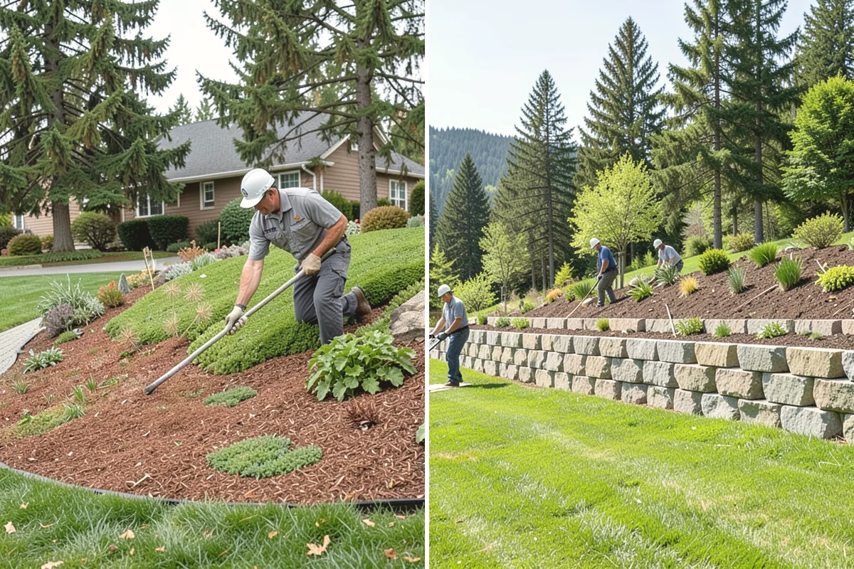 Sod Repair in University Place, Pierce County, WA - Cut out and remove the damaged turf