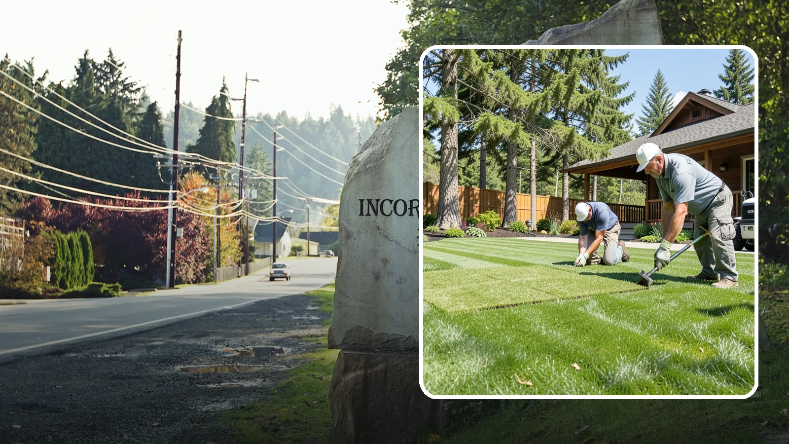 Sod Repair in Wilkeson, Pierce County, WA - Cut-in sod patches that replace damaged sections of lawn for an instant, seamless fix.