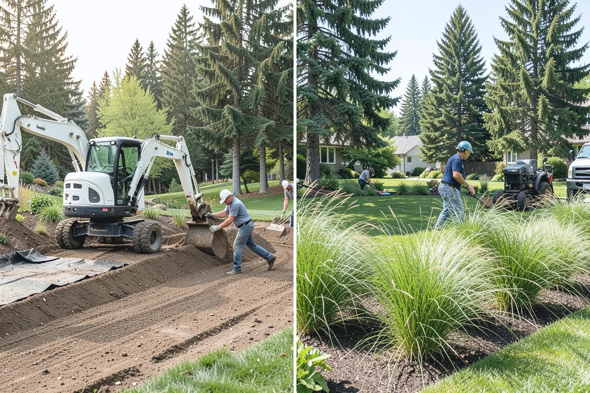 Sod Repair in Woodinville, King County, WA - Cut out and remove the damaged turf