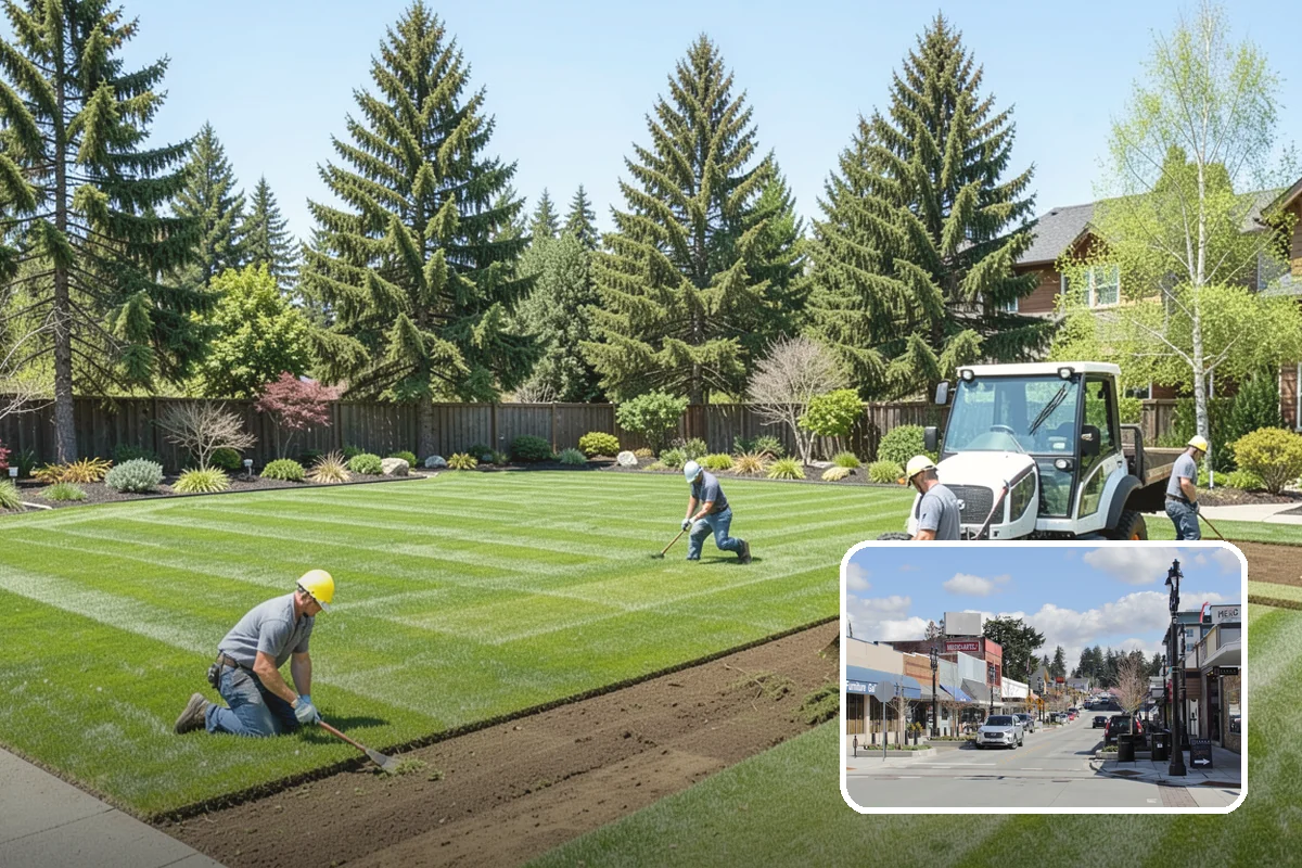 Sod Replacement in Bothell, King County, WA - Instant curb appeal with no waiting for seed to germinate