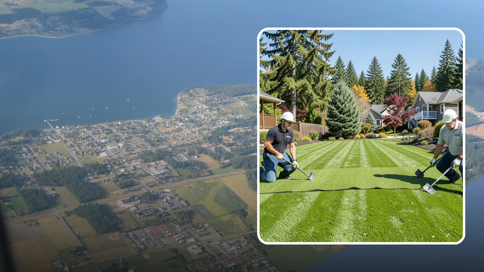 Sod Replacement in Coupeville, Island County, WA - We tear out failing turf and lay fresh, climate-suited sod for an instant green lawn across Puget Sound properties.