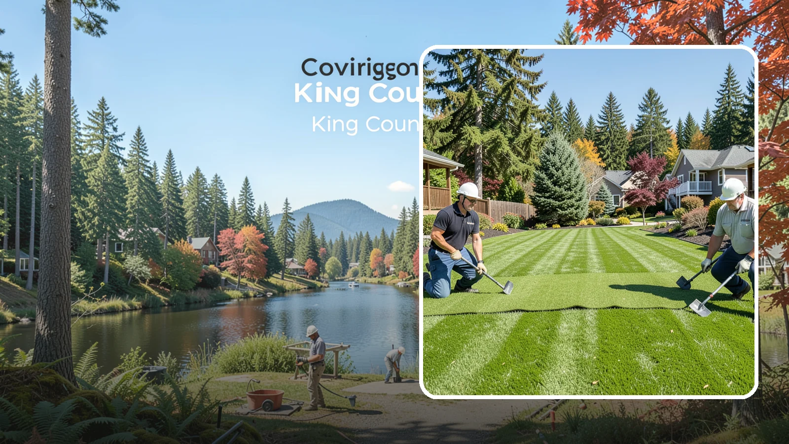 Sod Replacement in Covington, King County, WA - We tear out failing turf and lay fresh, climate-suited sod for an instant green lawn across Puget Sound properties.