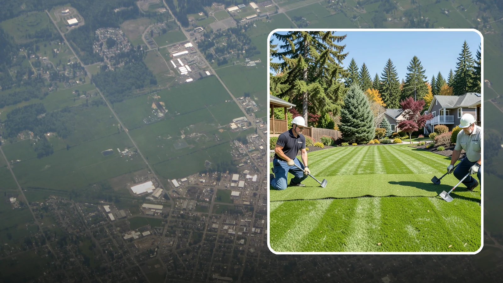 Sod Replacement in Enumclaw, King County, WA - We tear out failing turf and lay fresh, climate-suited sod for an instant green lawn across Puget Sound properties.