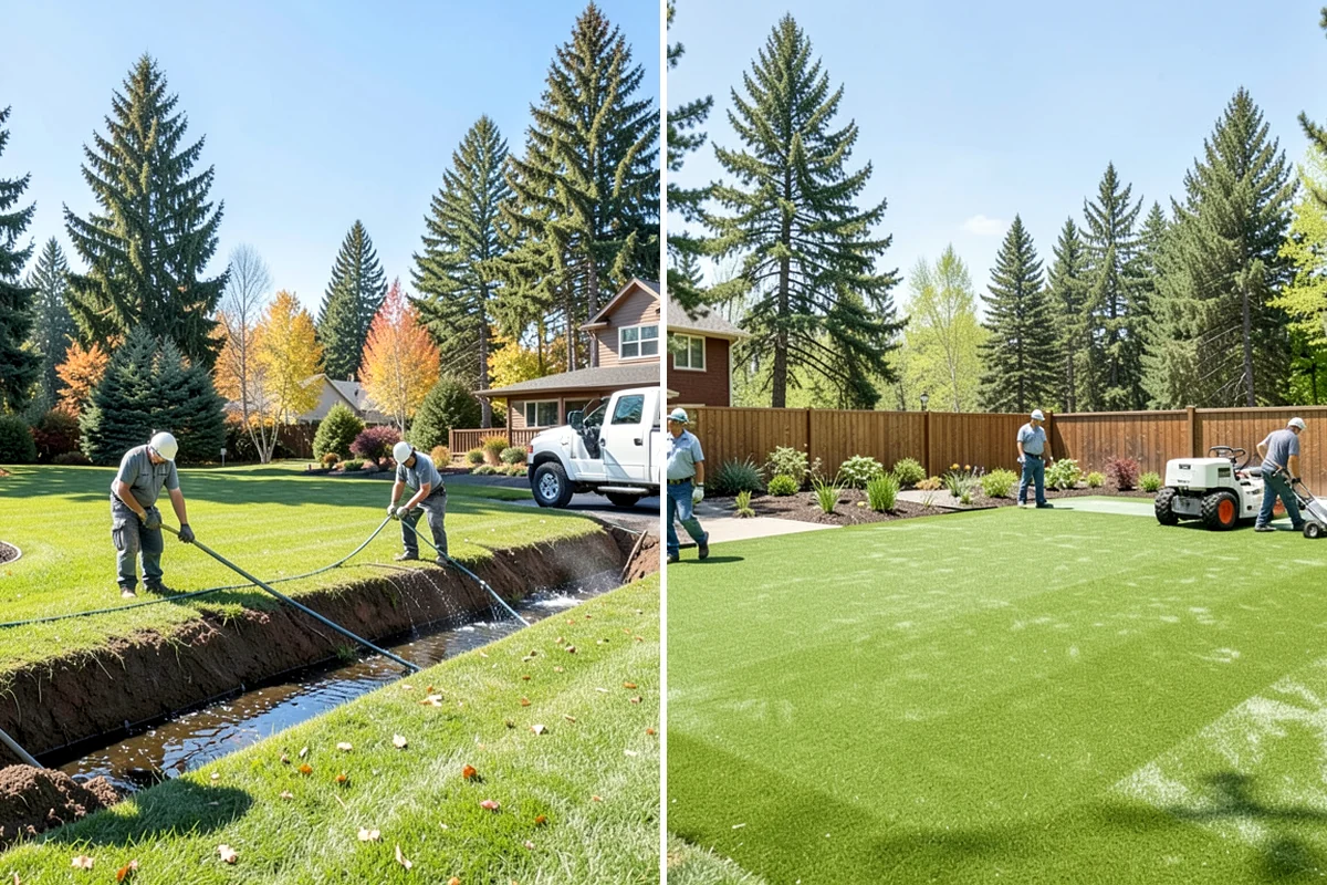 Sod Replacement in Hunts Point, King County, WA - Assess the existing lawn, drainage, and sun exposure