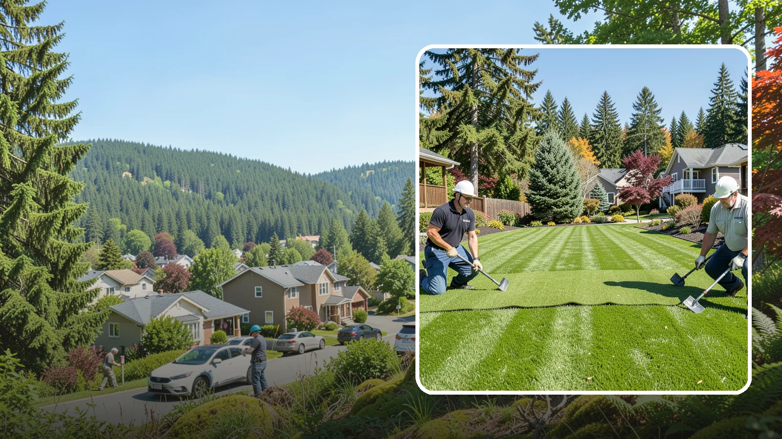 Sod Replacement in Index, Snohomish County, WA - We tear out failing turf and lay fresh, climate-suited sod for an instant green lawn across Puget Sound properties.