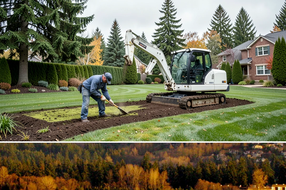 Sod Replacement in Kenmore, King County, WA - Early spring through fall is ideal in the Puget Sound region, giving new sod cool, damp conditions to root before summer's dry...