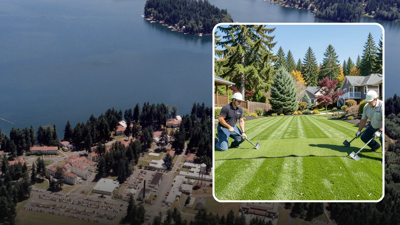 Sod Replacement in Lakewood, Pierce County, WA - We tear out failing turf and lay fresh, climate-suited sod for an instant green lawn across Puget Sound properties.