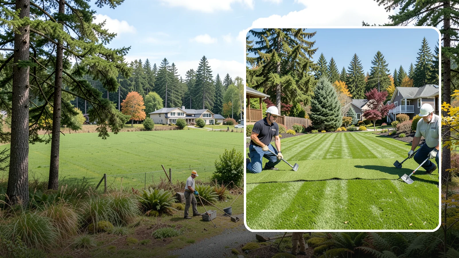 Sod Replacement in Lyman, Skagit County, WA - We tear out failing turf and lay fresh, climate-suited sod for an instant green lawn across Puget Sound properties.