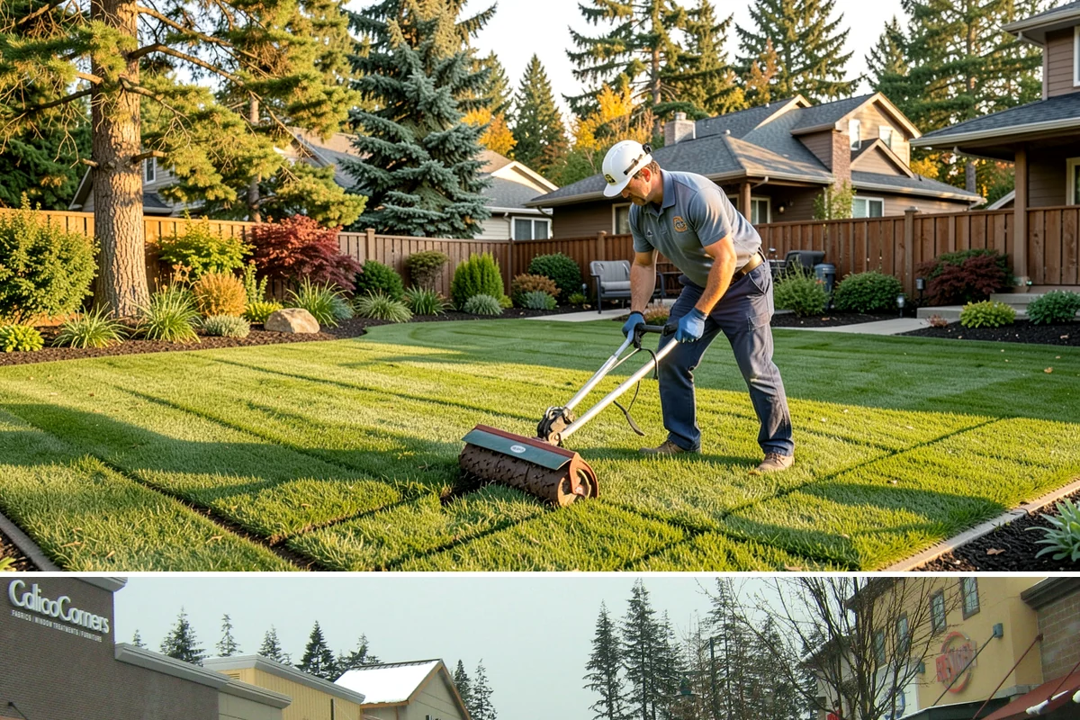 Sod Replacement in Mill Creek, Snohomish County, WA - Early spring through fall is ideal in the Puget Sound region, giving new sod cool, damp conditions to root before summer's dry...