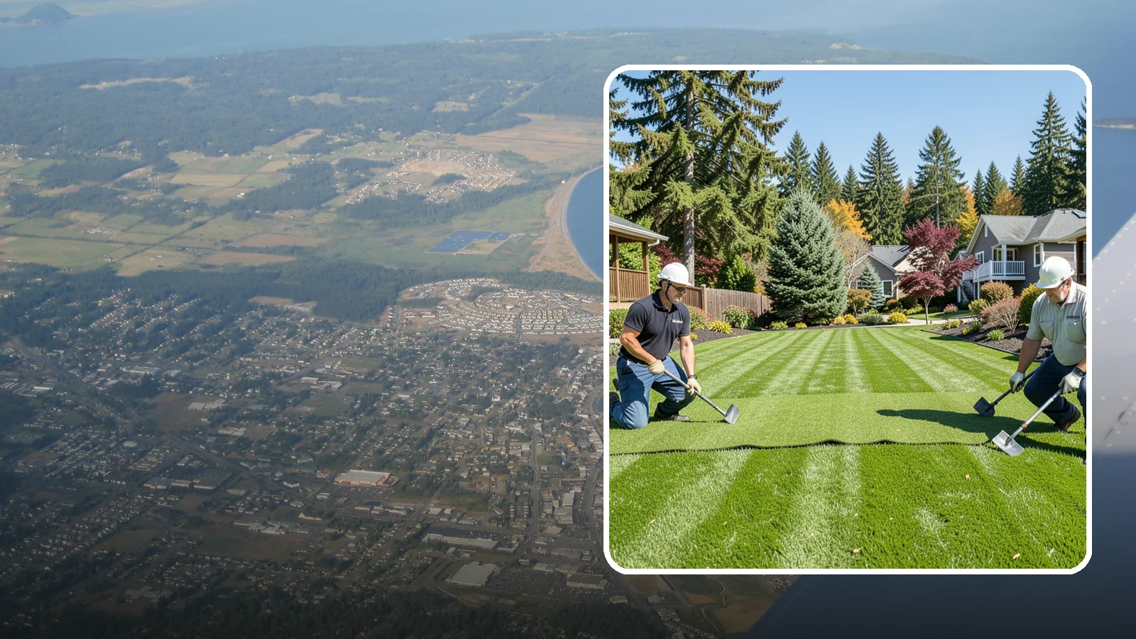 Sod Replacement in Oak Harbor, Island County, WA - We tear out failing turf and lay fresh, climate-suited sod for an instant green lawn across Puget Sound properties.