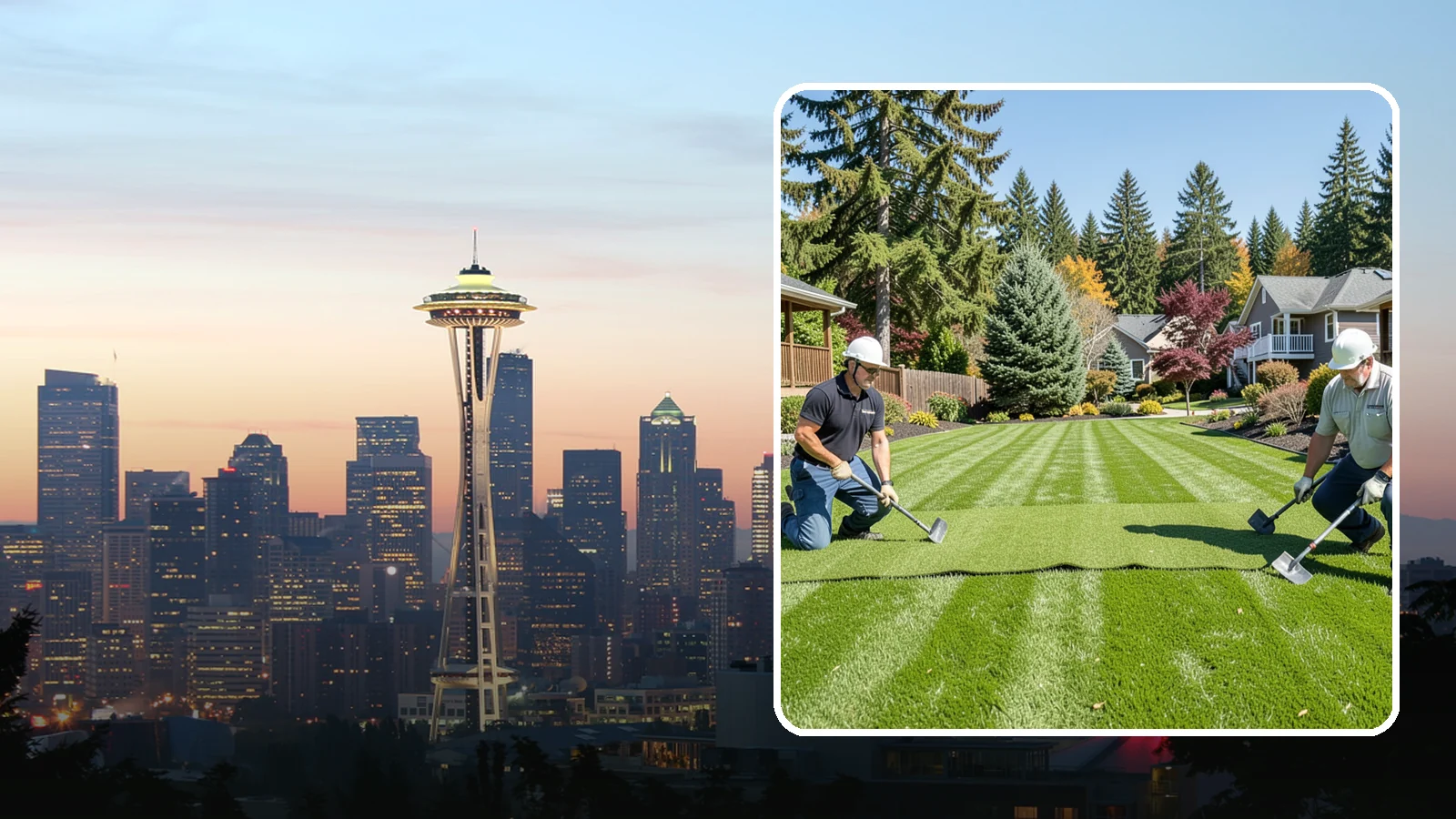Sod Replacement in Seattle, King County, WA - We tear out failing turf and lay fresh, climate-suited sod for an instant green lawn across Puget Sound properties.
