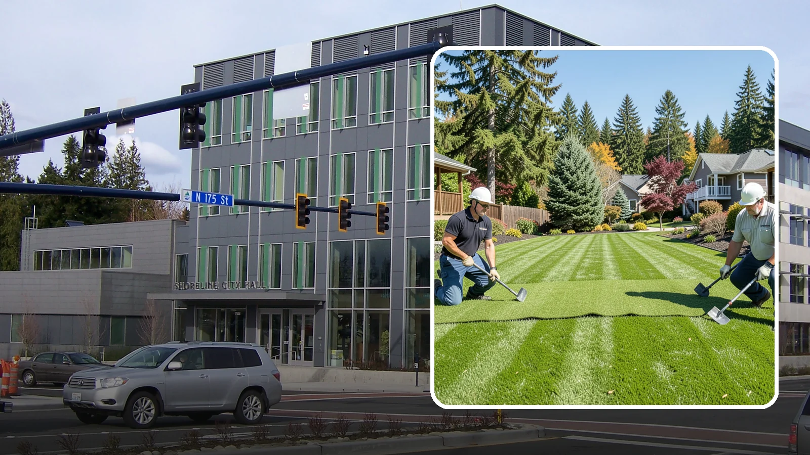 Sod Replacement in Shoreline, King County, WA - We tear out failing turf and lay fresh, climate-suited sod for an instant green lawn across Puget Sound properties.