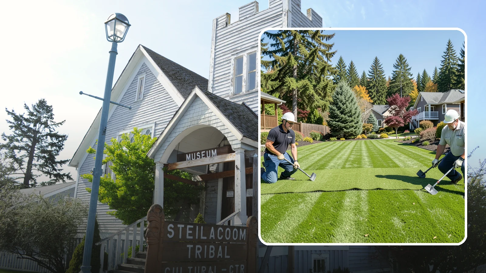 Sod Replacement in Steilacoom, Pierce County, WA - We tear out failing turf and lay fresh, climate-suited sod for an instant green lawn across Puget Sound properties.