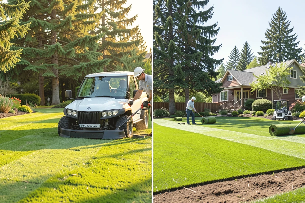 Sod Replacement in Steilacoom, Pierce County, WA - Assess the existing lawn, drainage, and sun exposure