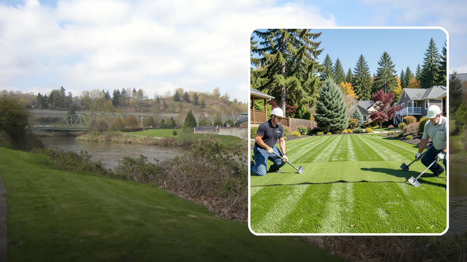 Sod Replacement in Tukwila, King County, WA - We tear out failing turf and lay fresh, climate-suited sod for an instant green lawn across Puget Sound properties.