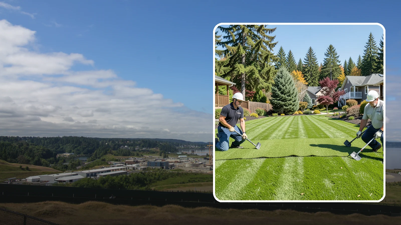 Sod Replacement in University Place, Pierce County, WA - We tear out failing turf and lay fresh, climate-suited sod for an instant green lawn across Puget Sound properties.