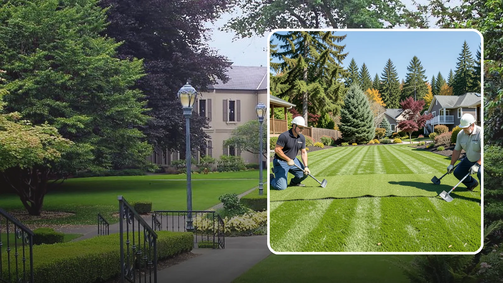Sod Replacement in Woodinville, King County, WA - We tear out failing turf and lay fresh, climate-suited sod for an instant green lawn across Puget Sound properties.