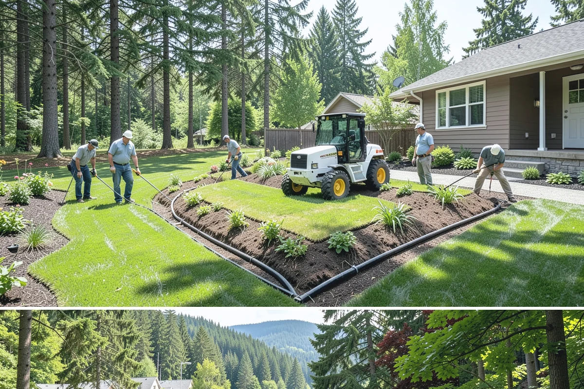 Soil Amendment in Lake Forest Park, King County, WA - Best in spring or fall before planting
