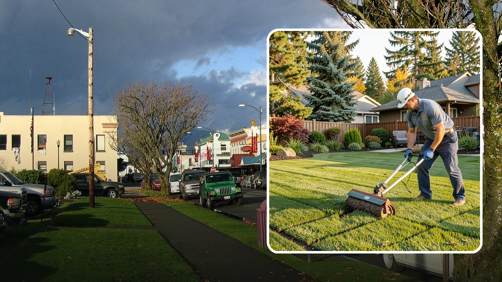 Spike Aeration in Arlington, Snohomish County, WA - Relieve light soil compaction and improve water movement by punching aeration channels into your turf.