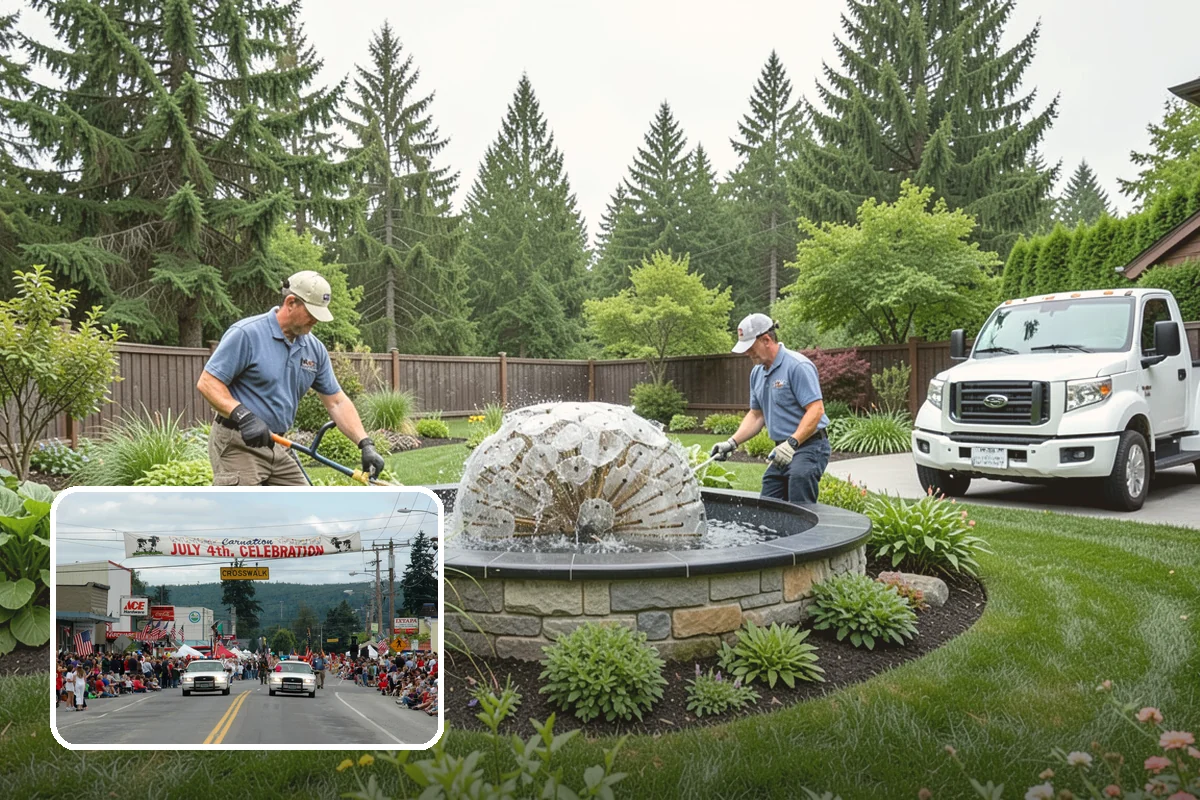 Spike Aeration in Carnation, King County, WA - Opens soil to improve air, water, and nutrient flow