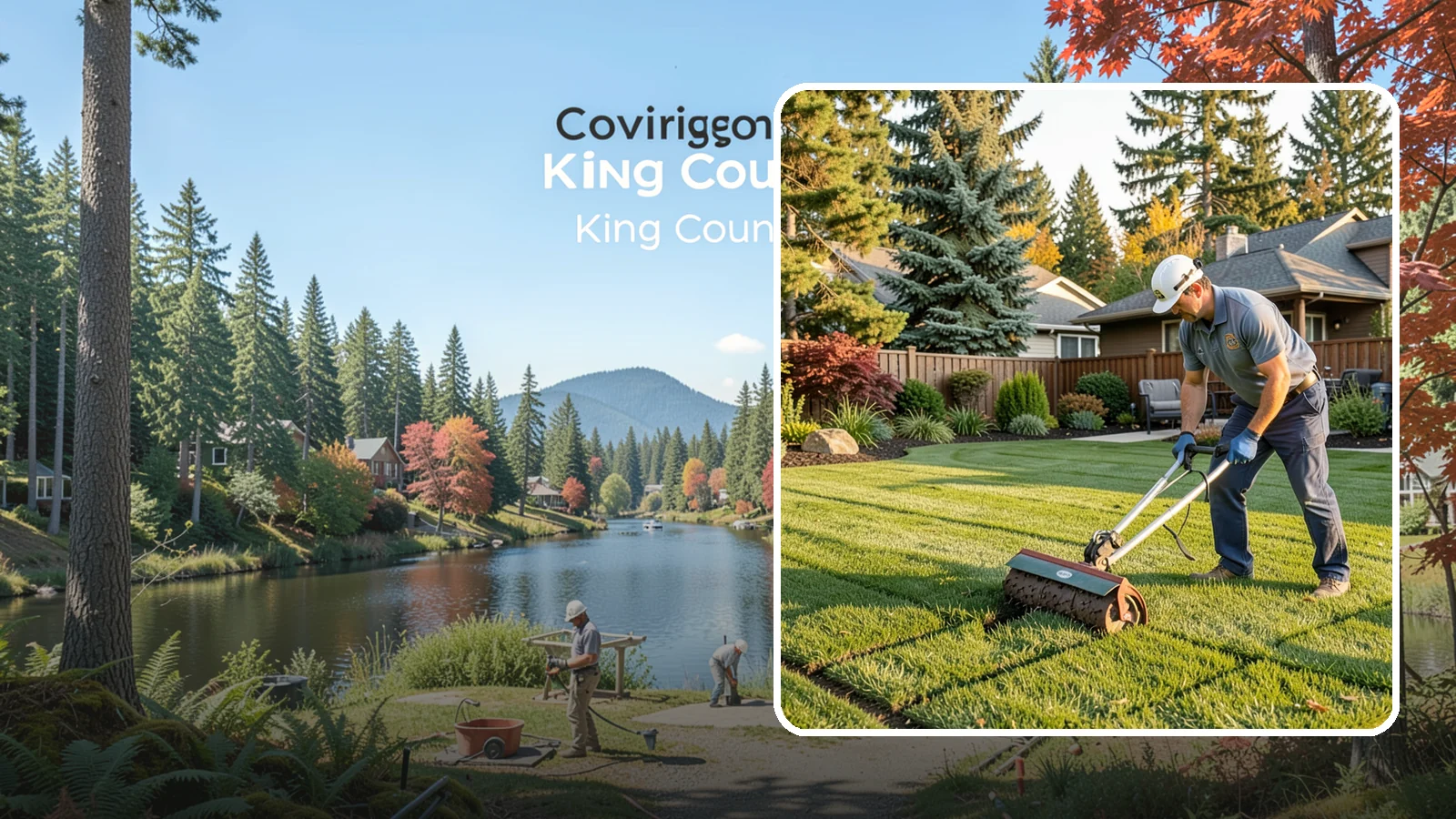 Spike Aeration in Covington, King County, WA - Relieve light soil compaction and improve water movement by punching aeration channels into your turf.