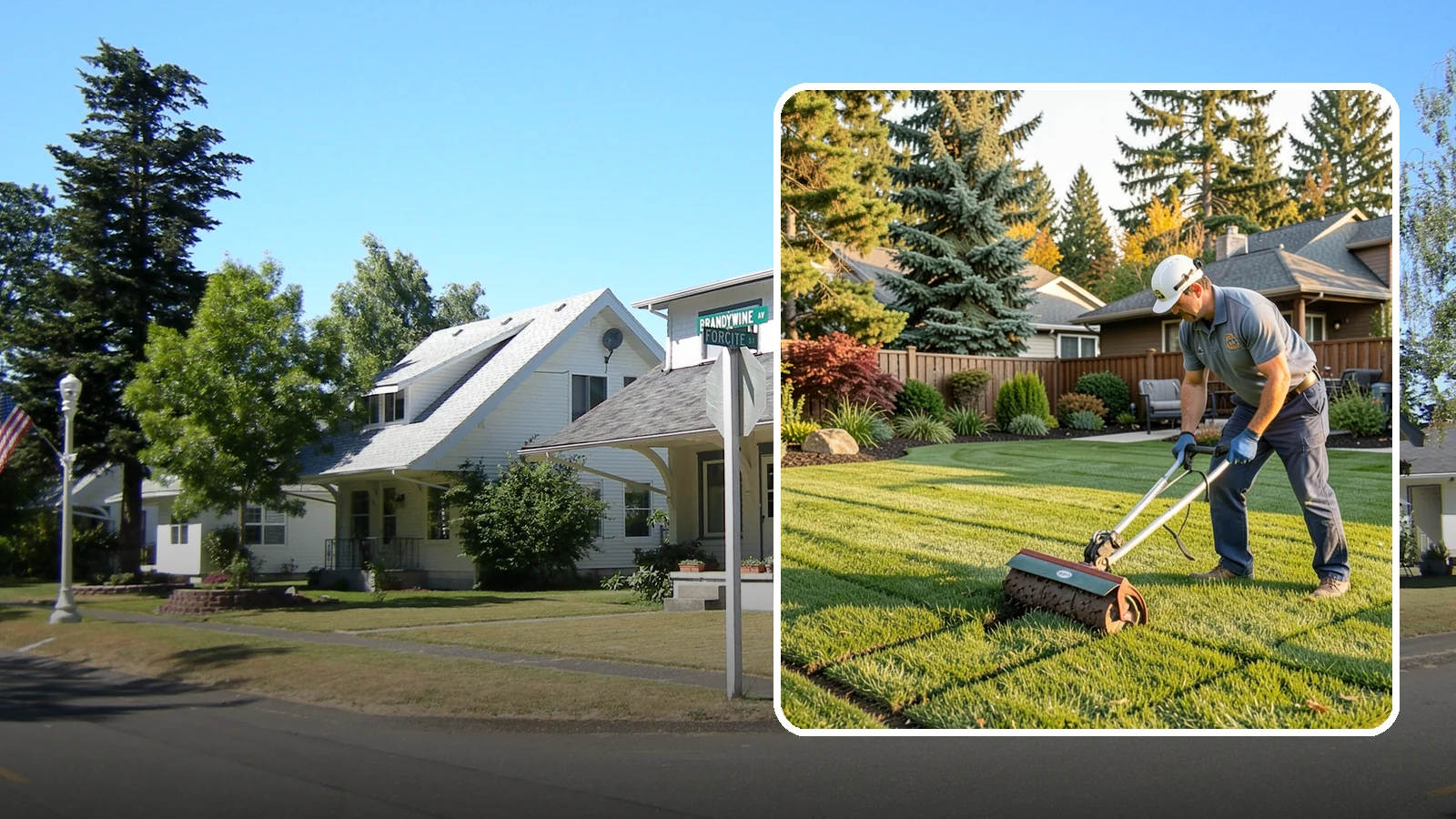 Spike Aeration in DuPont, Pierce County, WA - Relieve light soil compaction and improve water movement by punching aeration channels into your turf.