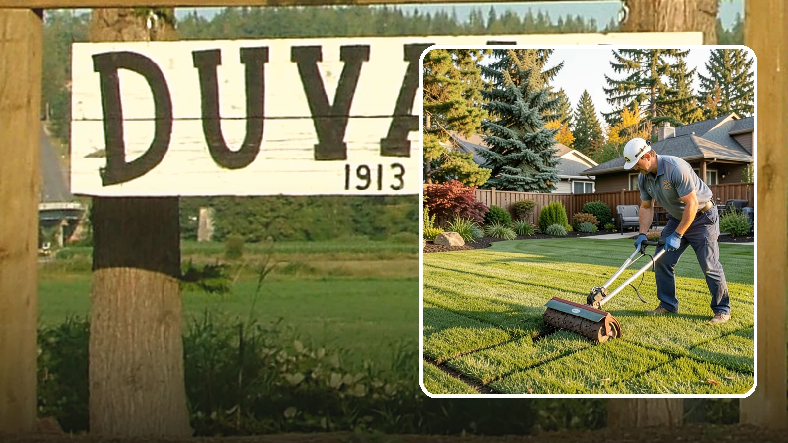 Spike Aeration in Duvall, King County, WA - Relieve light soil compaction and improve water movement by punching aeration channels into your turf.