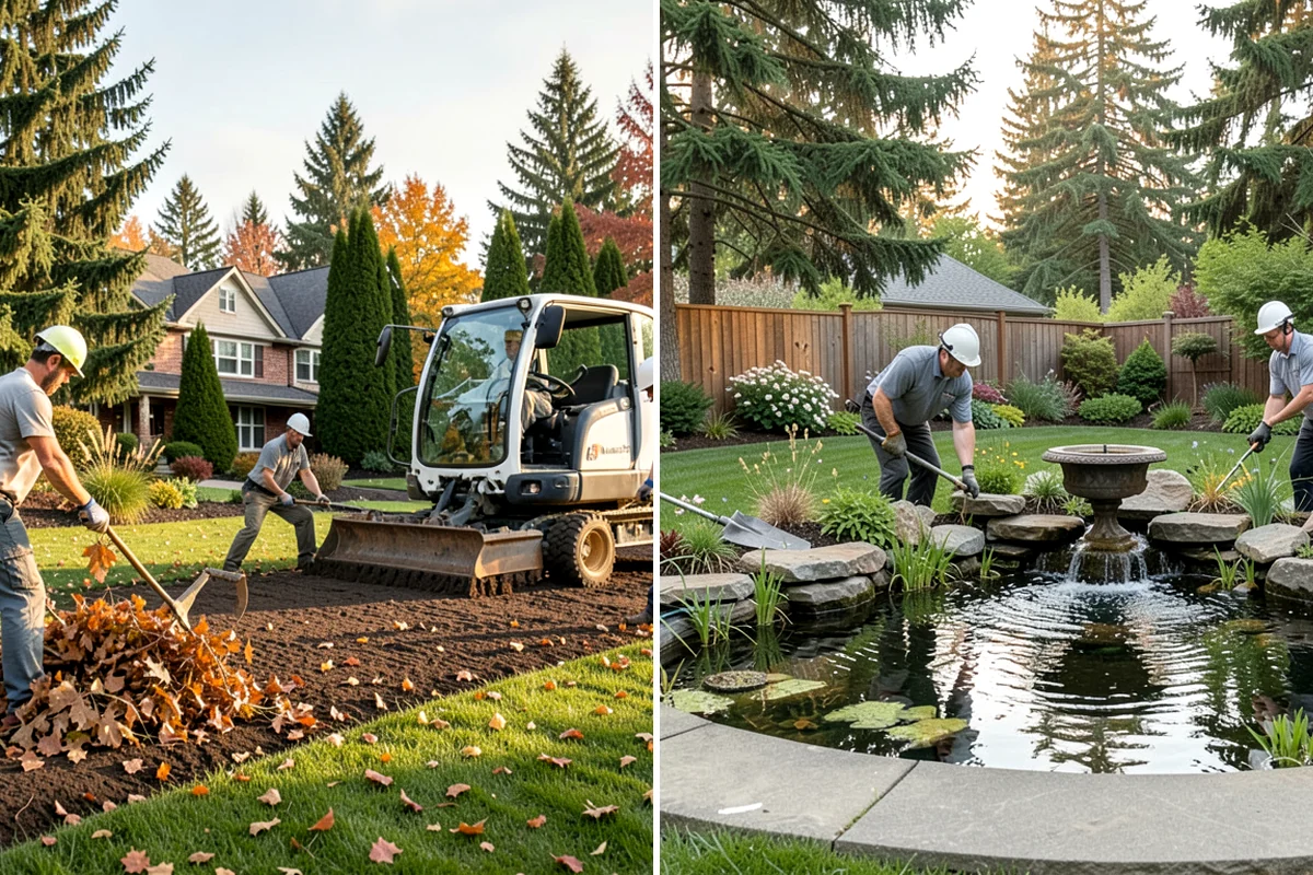 Spike Aeration in Enumclaw, King County, WA - Check soil moisture and mark irrigation and utility lines