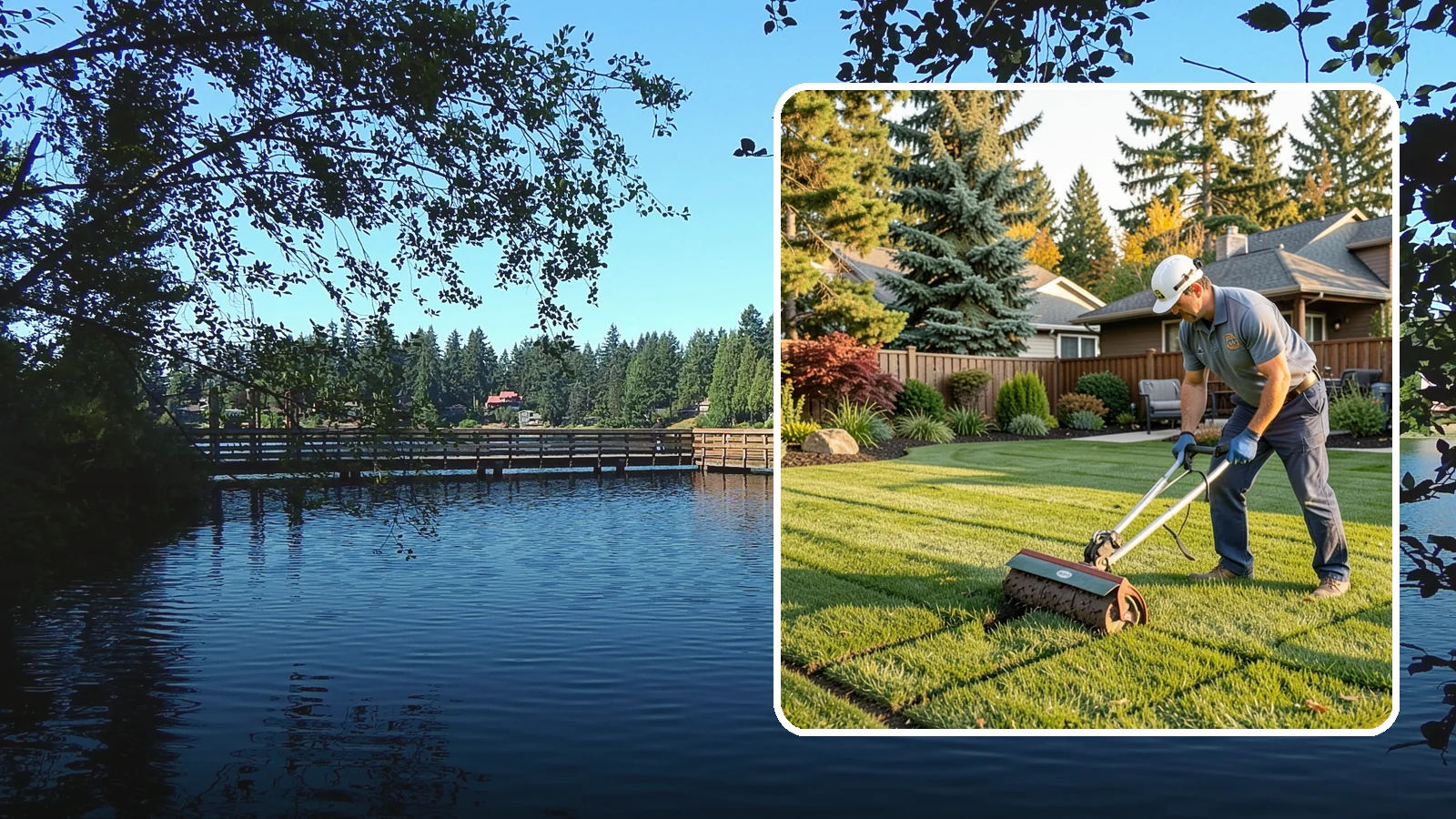 Spike Aeration in Federal Way, King County, WA - Relieve light soil compaction and improve water movement by punching aeration channels into your turf.