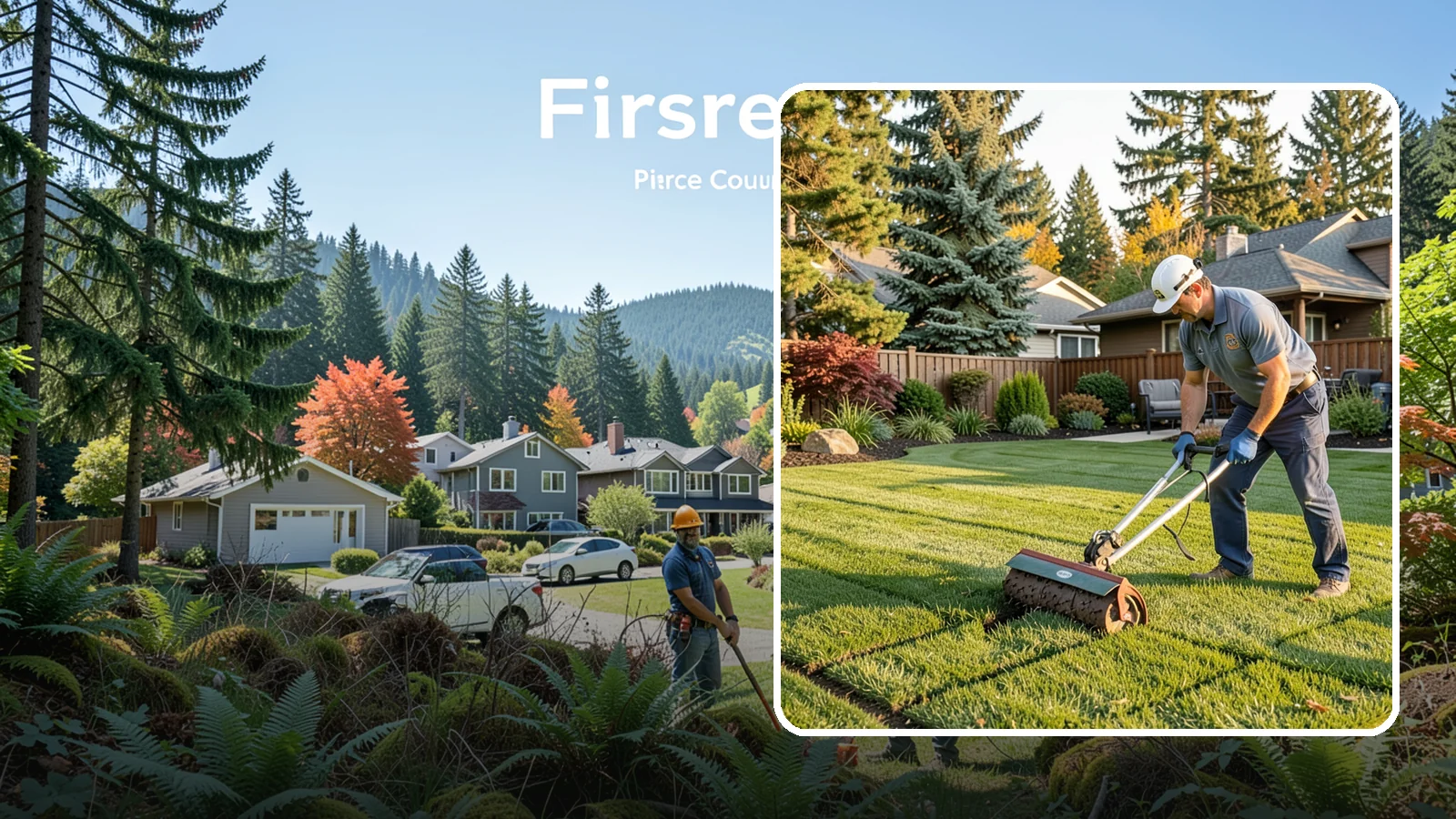 Spike Aeration in Fircrest, Pierce County, WA - Relieve light soil compaction and improve water movement by punching aeration channels into your turf.