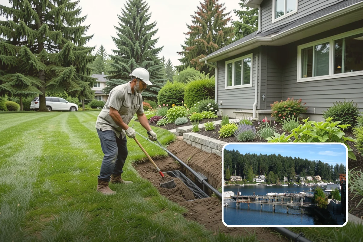Spike Aeration in Gig Harbor, Pierce County, WA - Opens soil to improve air, water, and nutrient flow