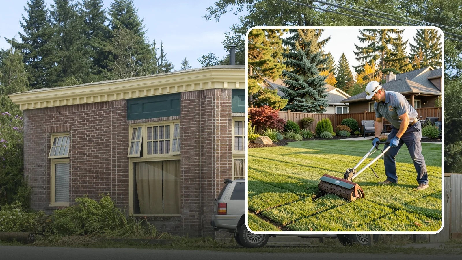 Spike Aeration in Hamilton, Skagit County, WA - Relieve light soil compaction and improve water movement by punching aeration channels into your turf.