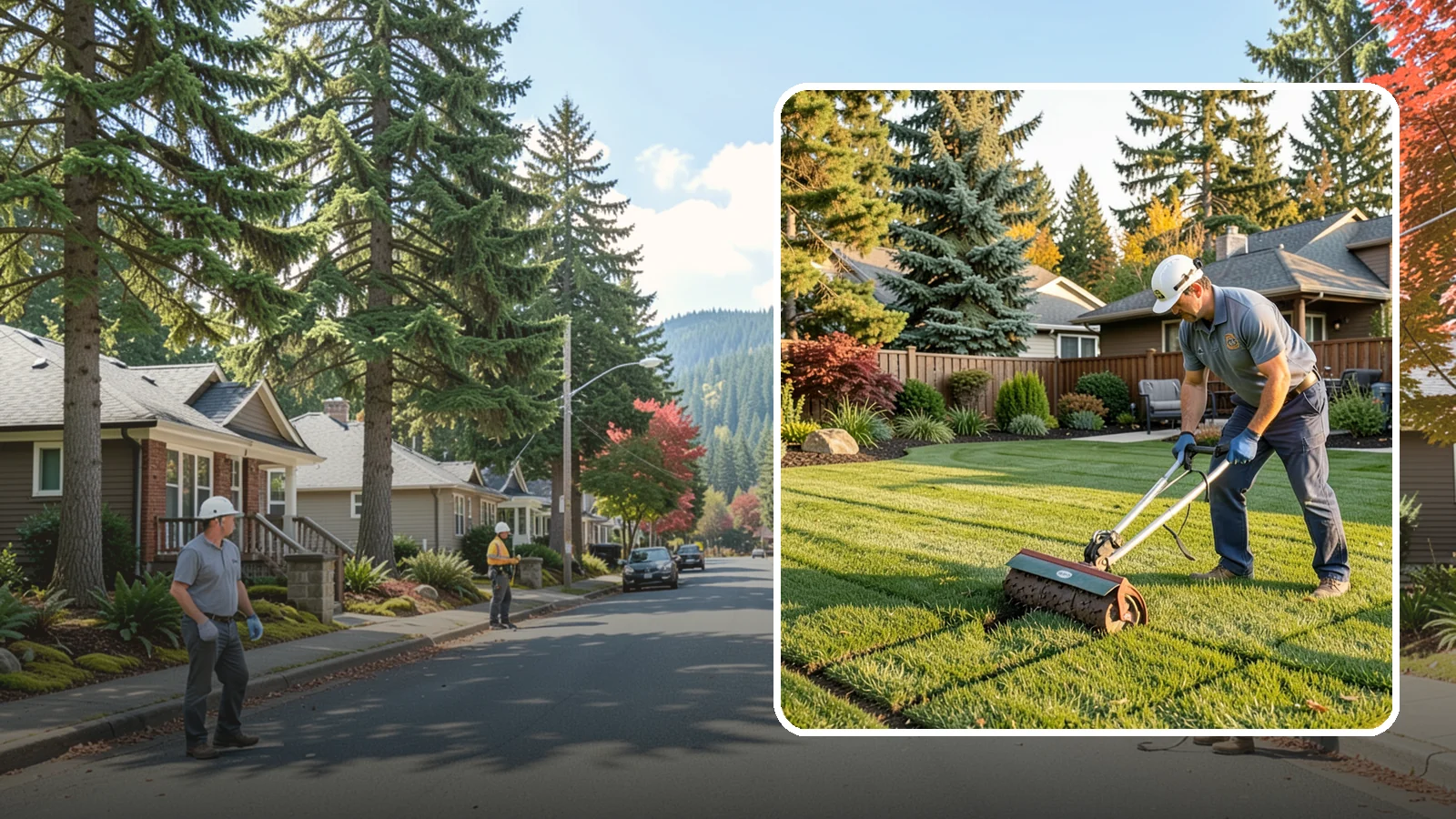 Spike Aeration in Hunts Point, King County, WA - Relieve light soil compaction and improve water movement by punching aeration channels into your turf.