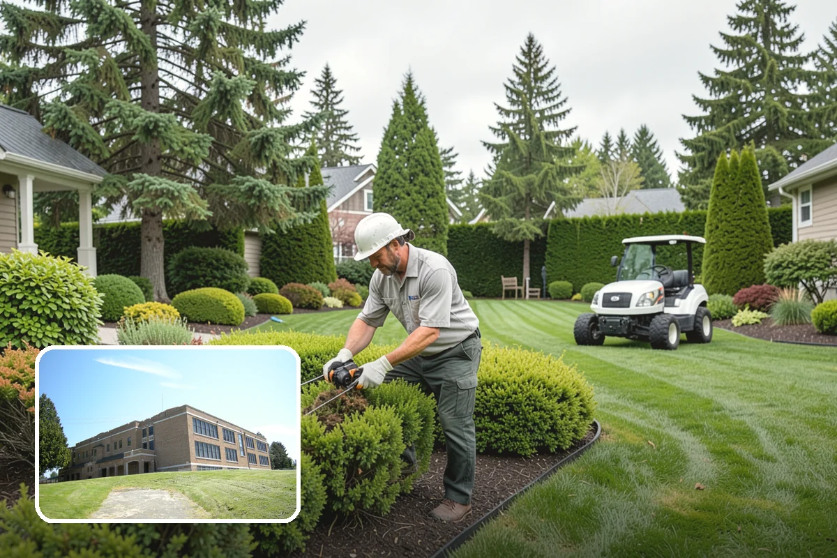 Spike Aeration in Maple Valley, King County, WA - Opens soil to improve air, water, and nutrient flow