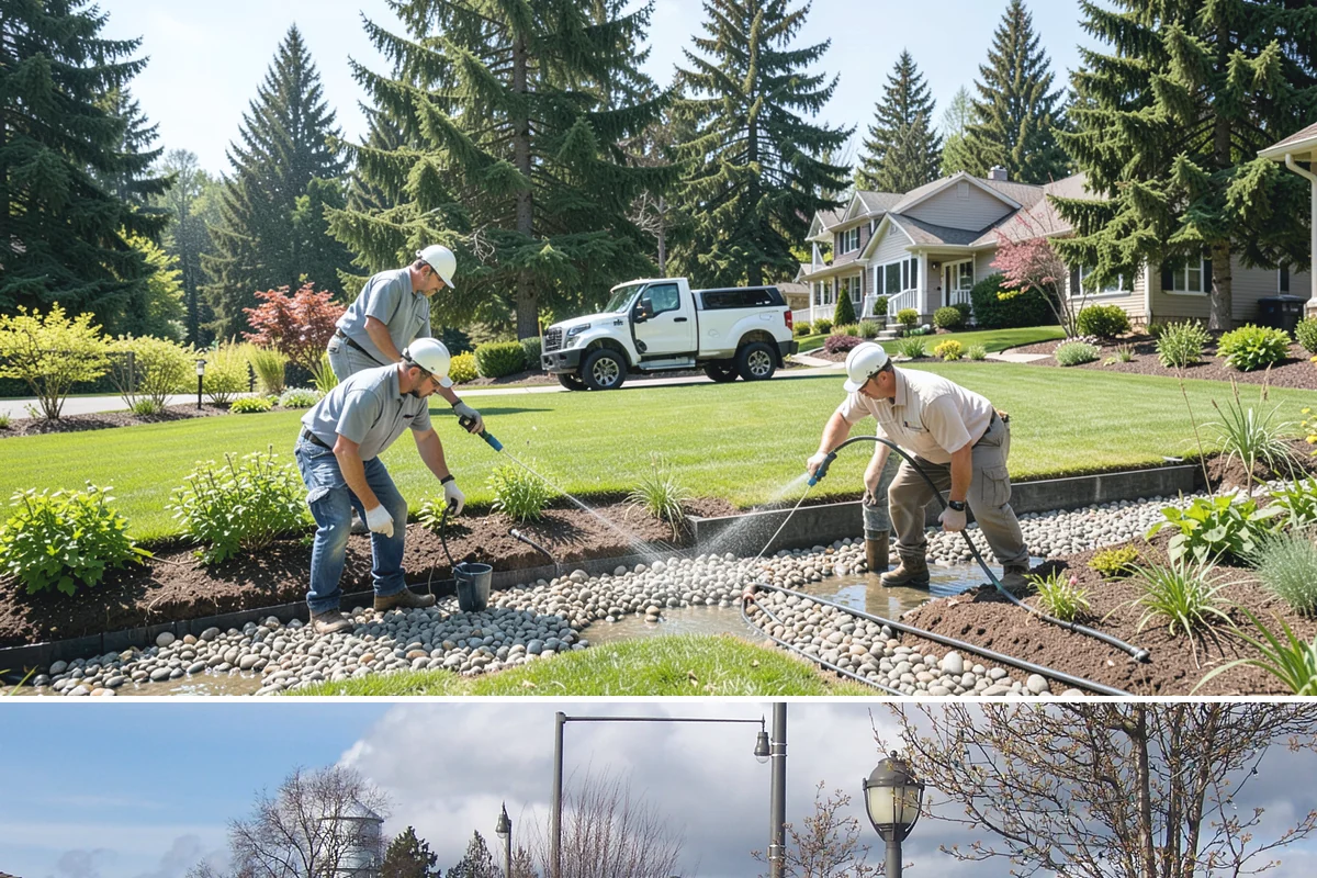 Spike Aeration in Marysville, Snohomish County, WA - Spike aeration works best in early fall or spring when the soil is moist but not saturated, matching the Northwest's mild...
