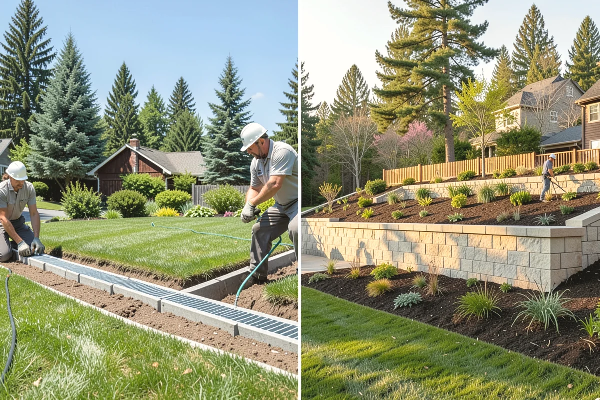 Spike Aeration in Mountlake Terrace, Snohomish County, WA - Check soil moisture and mark irrigation and utility lines