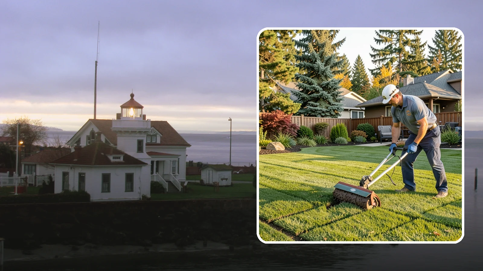 Spike Aeration in Mukilteo, Snohomish County, WA - Relieve light soil compaction and improve water movement by punching aeration channels into your turf.
