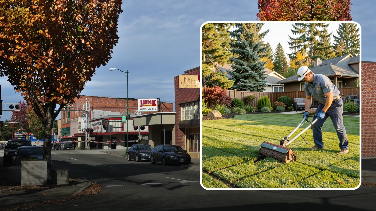 Spike Aeration in Puyallup, Pierce County, WA - Relieve light soil compaction and improve water movement by punching aeration channels into your turf.