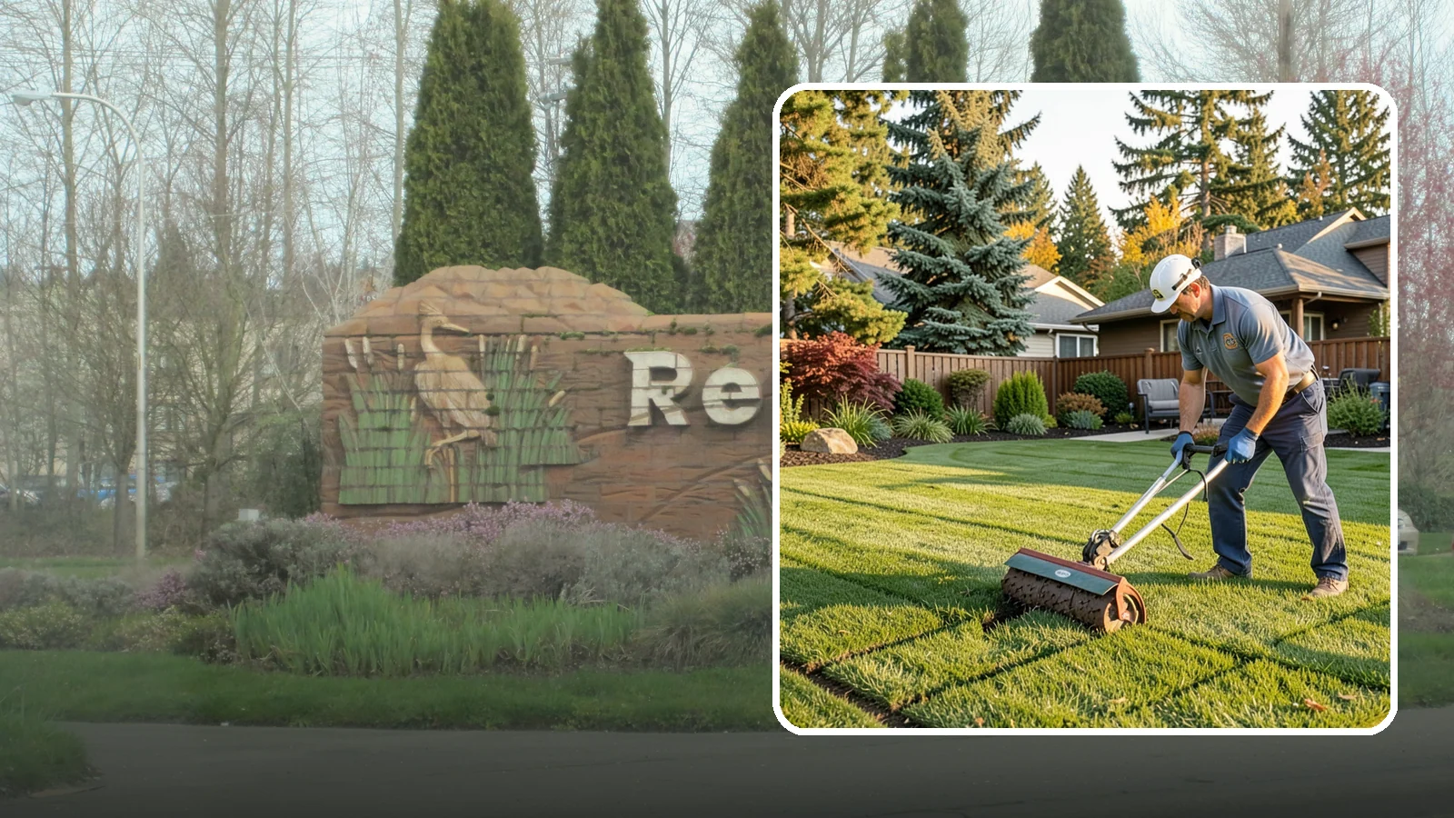 Spike Aeration in Renton, King County, WA - Relieve light soil compaction and improve water movement by punching aeration channels into your turf.