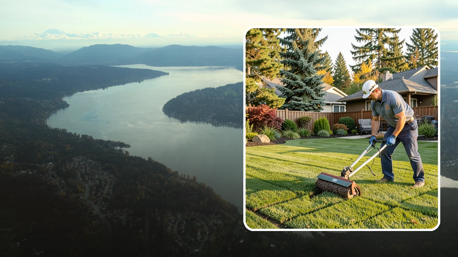 Spike Aeration in Sammamish, King County, WA - Relieve light soil compaction and improve water movement by punching aeration channels into your turf.