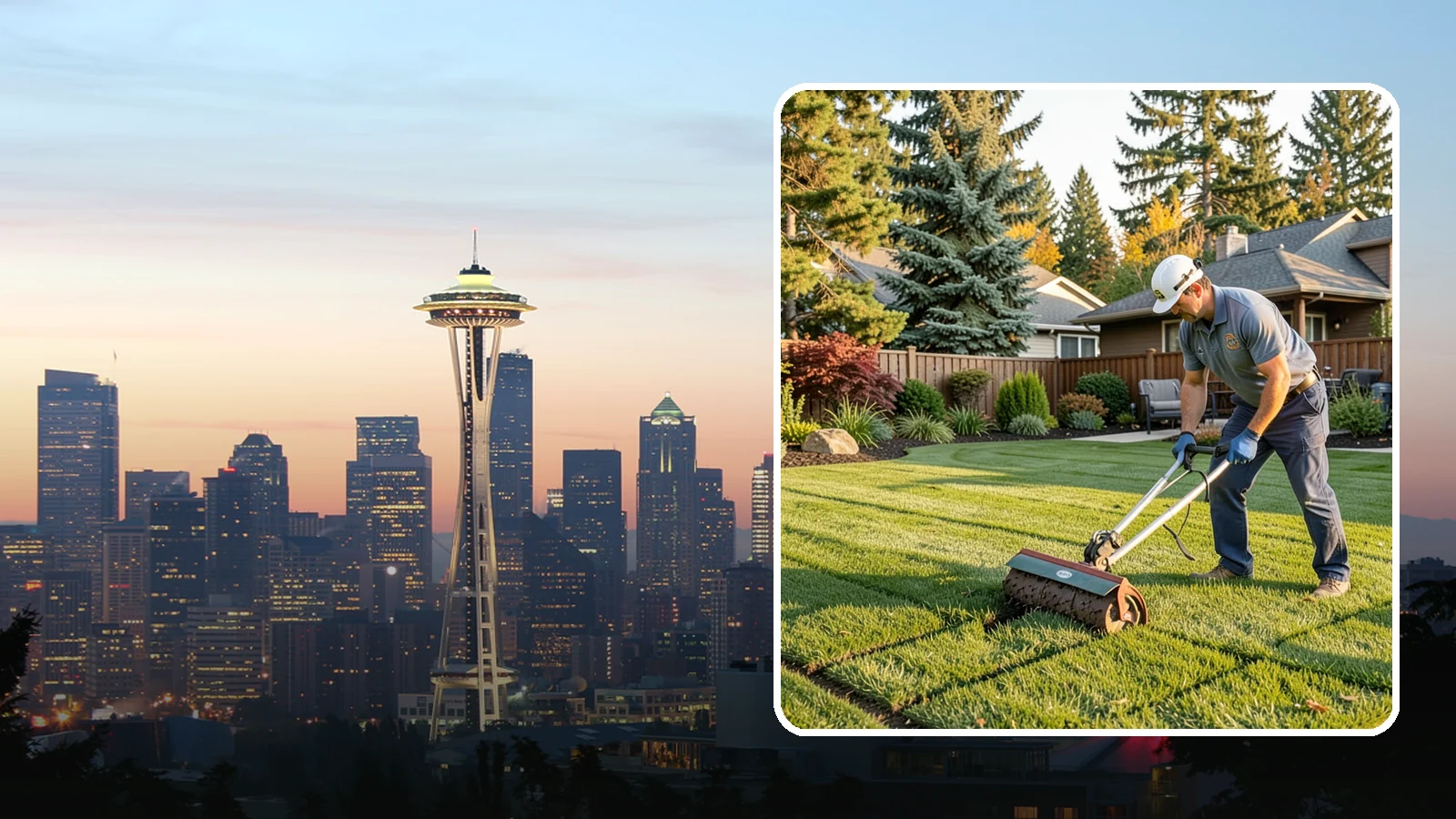 Spike Aeration in Seattle, King County, WA - Relieve light soil compaction and improve water movement by punching aeration channels into your turf.