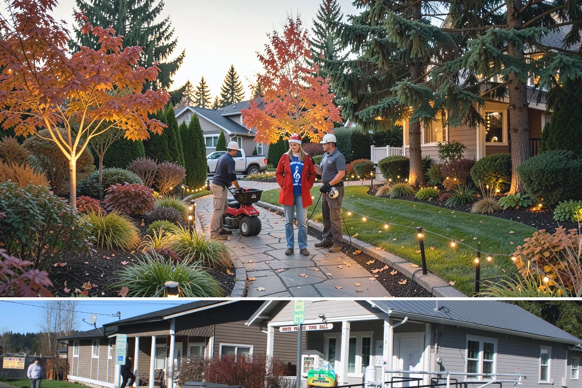 Spike Aeration in South Prairie, Pierce County, WA - Spike aeration works best in early fall or spring when the soil is moist but not saturated, matching the Northwest's mild...