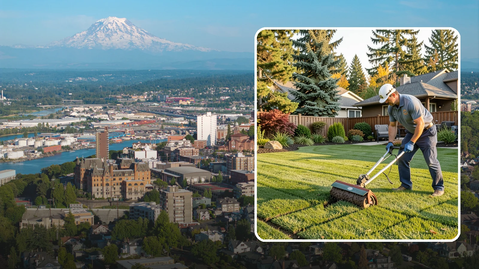 Spike Aeration in Tacoma, Pierce County, WA - Relieve light soil compaction and improve water movement by punching aeration channels into your turf.