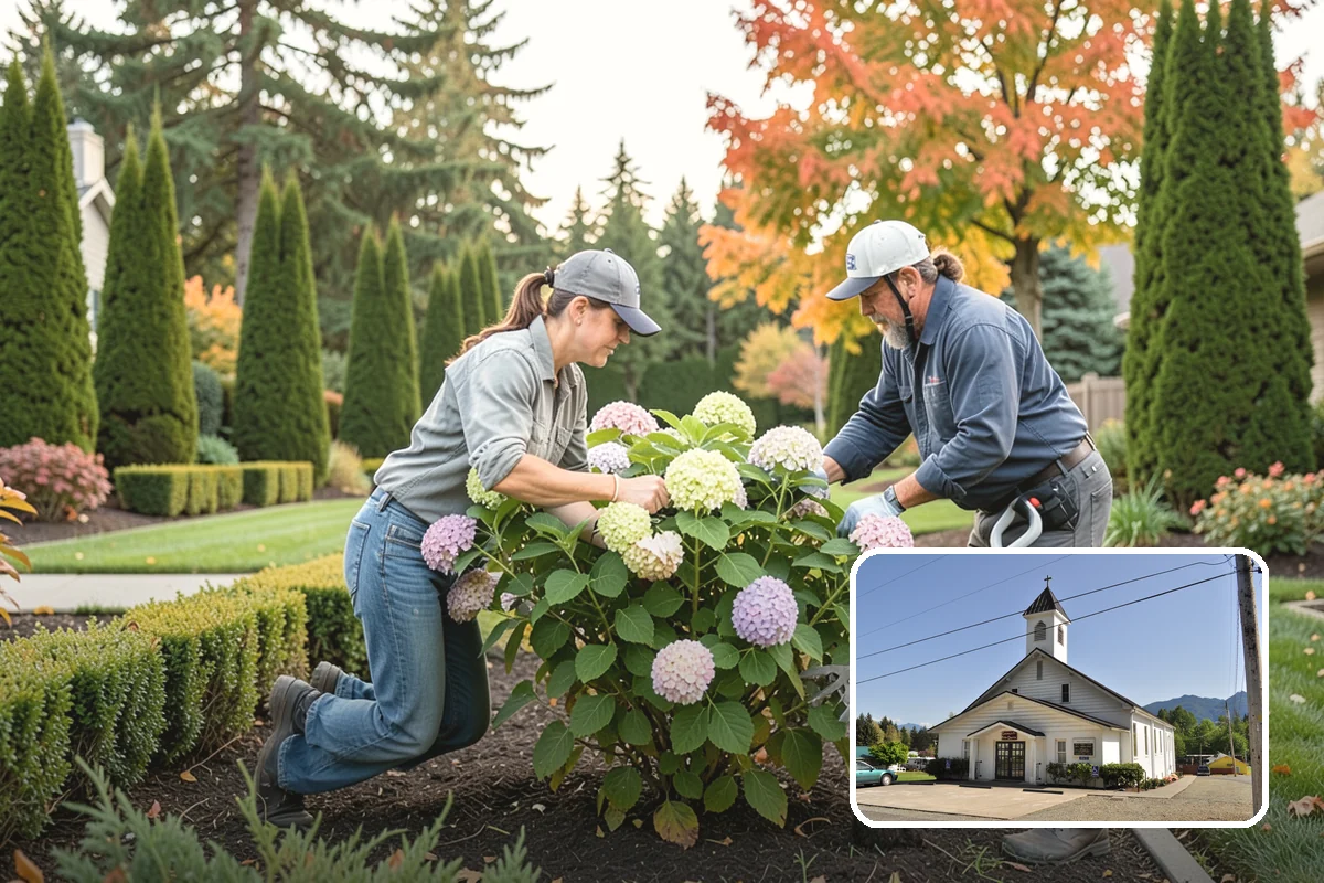 Spirea Pruning in Concrete, Skagit County, WA - Maximizes blooms by matching pruning to each spirea's bloom wood