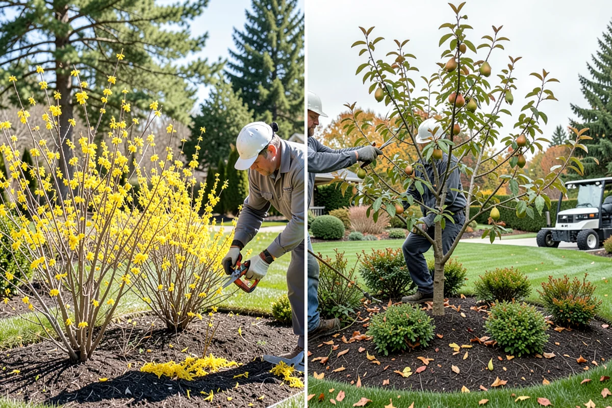 Spirea Pruning in Lakewood, Pierce County, WA - Identify whether the spirea blooms in spring or summer